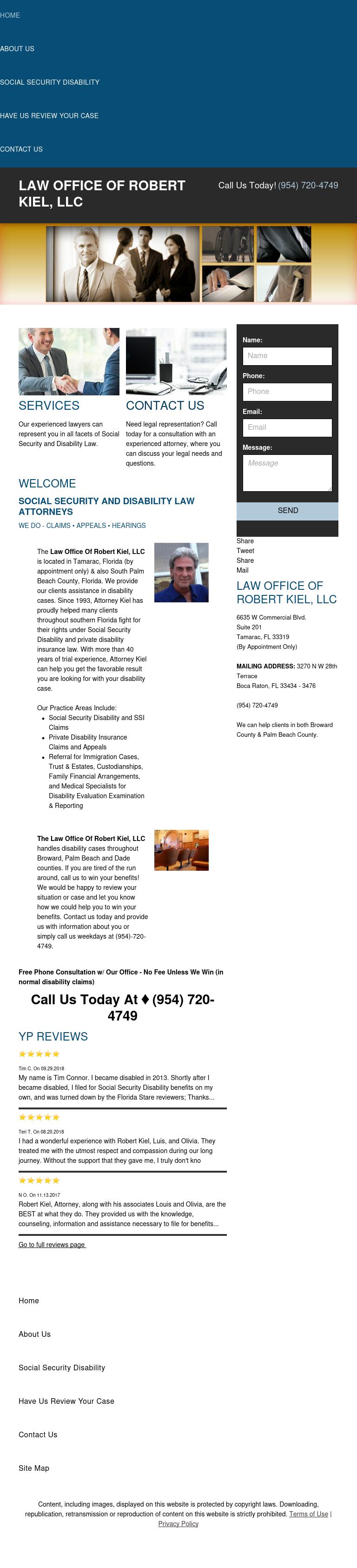 Kiel, Robert Law Office - Fort Lauderdale FL Lawyers