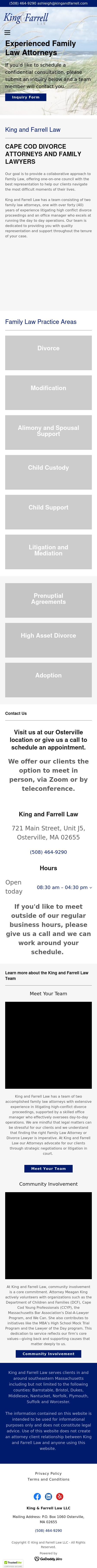 King and Farrell Law - Osterville MA Lawyers