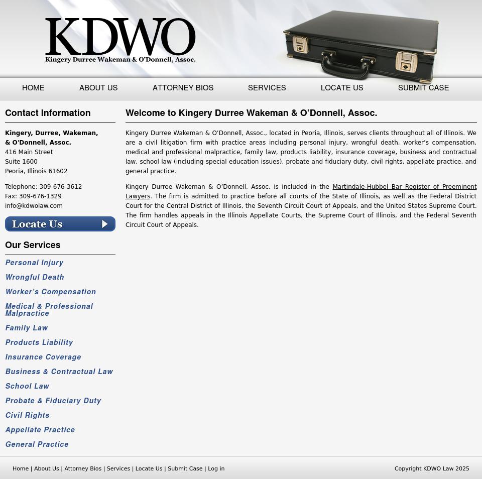 Kingery Durree Wakeman & O'Donnell  Assoc - Peoria IL Lawyers