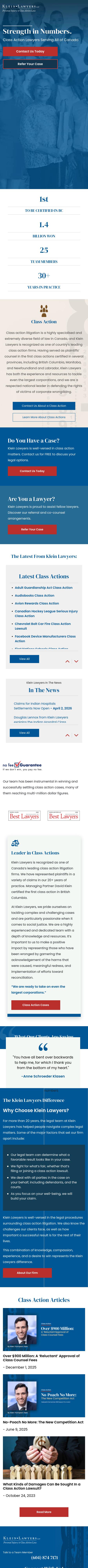 Klein Lawyers LLP - Vancouver BC Lawyers