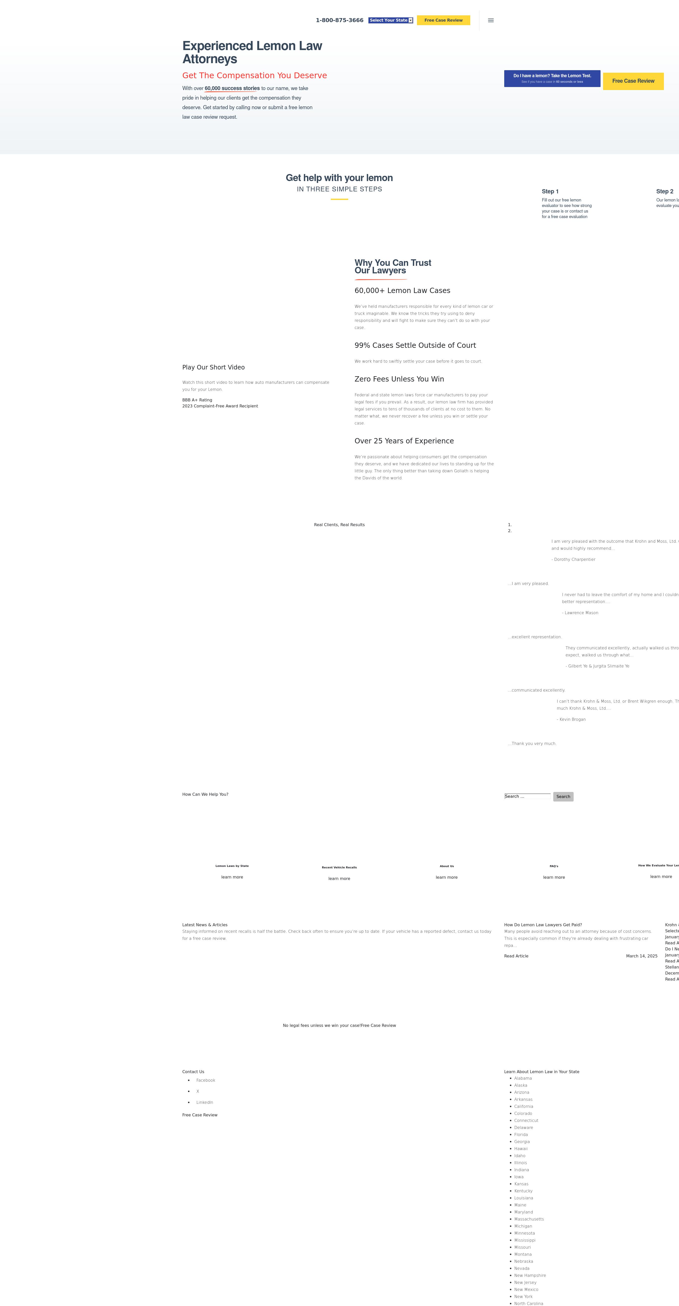 Krohn & Moss Ltd - Independence OH Lawyers