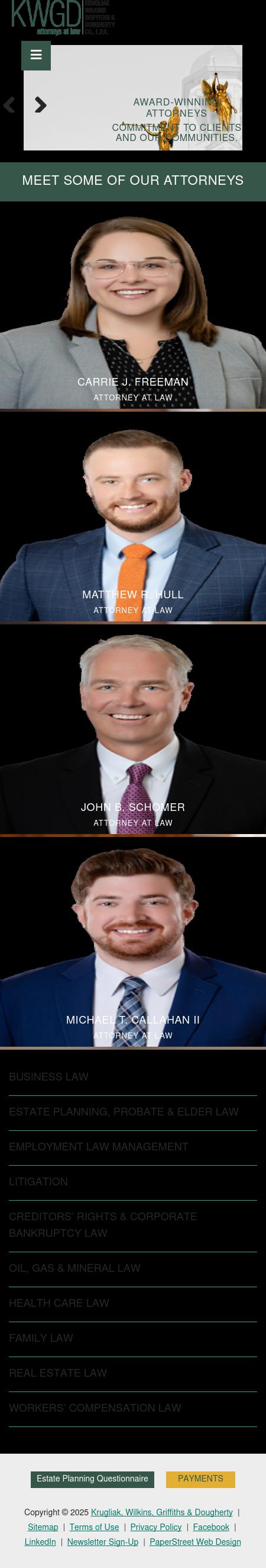 Krugliak, Wilkins Griffiths & Dougherty Co LPA - Canton OH Lawyers