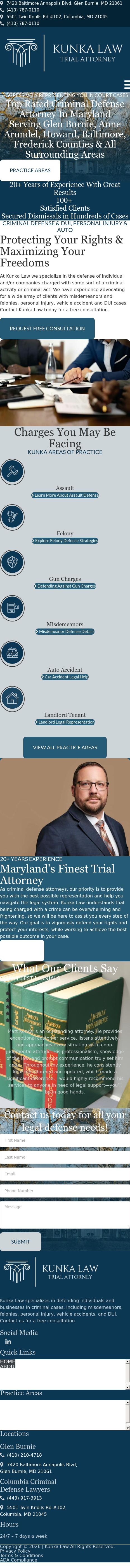 Kunka Law LLC - Glen Burnie MD Lawyers