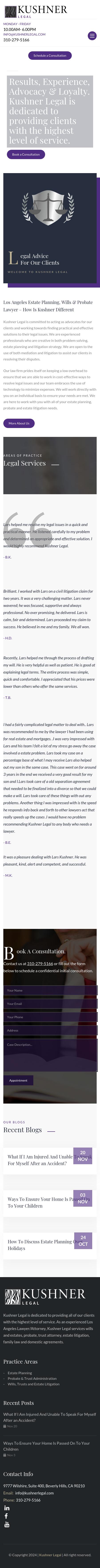 Kushner Legal - Beverly Hills CA Lawyers