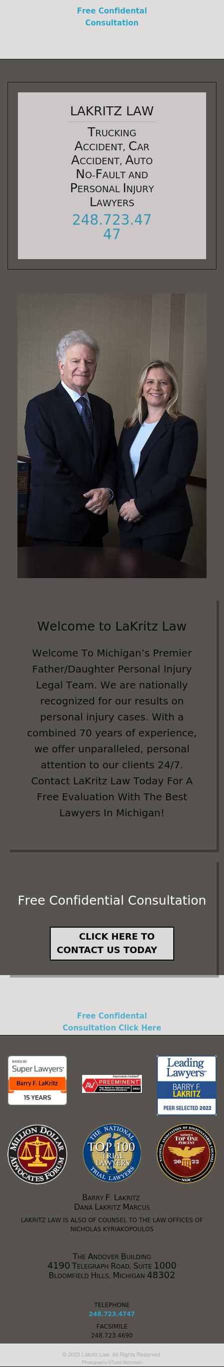 LaKritz Barry PC - Bloomfield Hills MI Lawyers