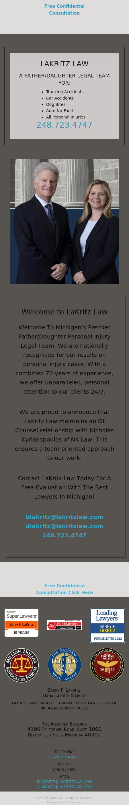 LaKritz Barry PC - Bloomfield Hills MI Lawyers