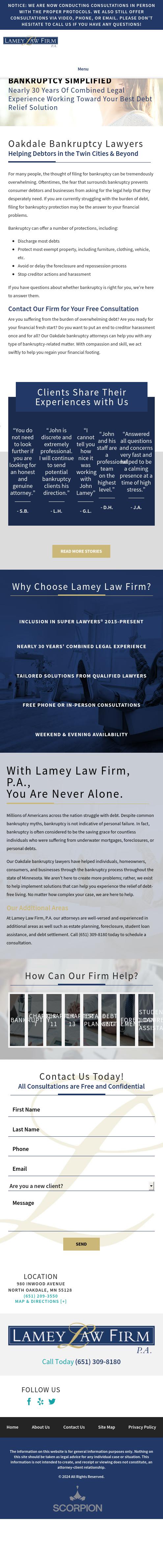 Lamey Law Firm - Oakdale MN Lawyers