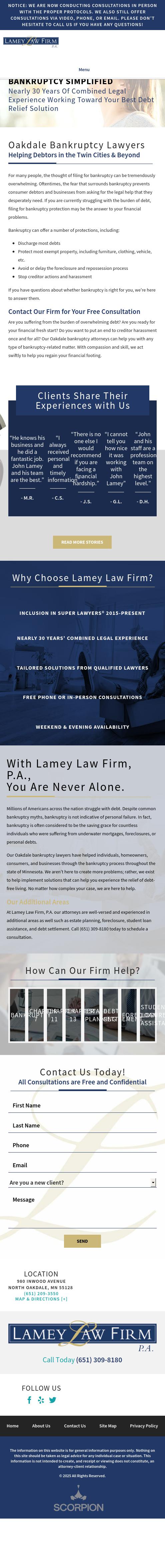 Lamey Law Firm - Oakdale MN Lawyers