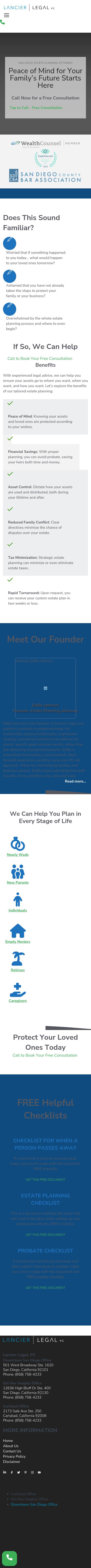 Lancier Legal, PC - San Diego CA Lawyers