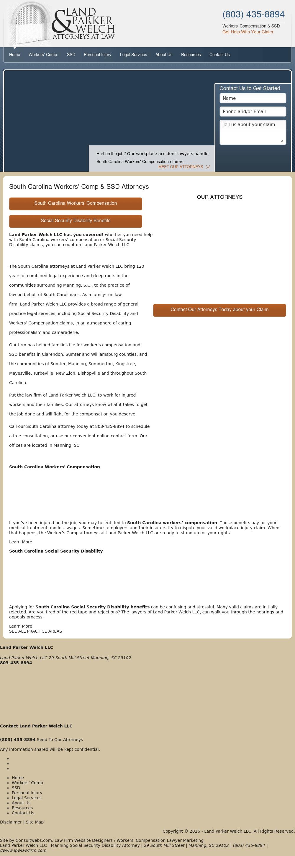 Land, Parker & Welch, P.A. - Manning SC Lawyers