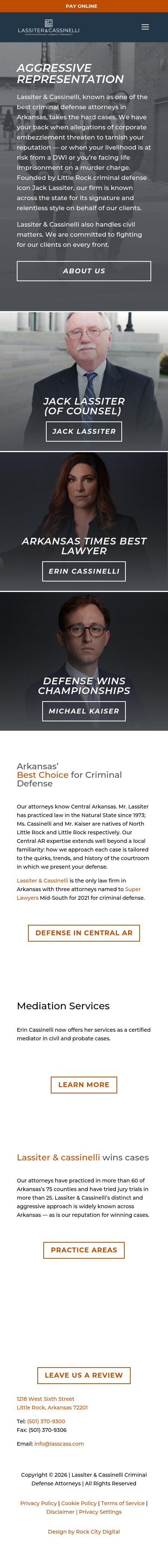 Lassiter And Cassinelli - Little Rock AR Lawyers