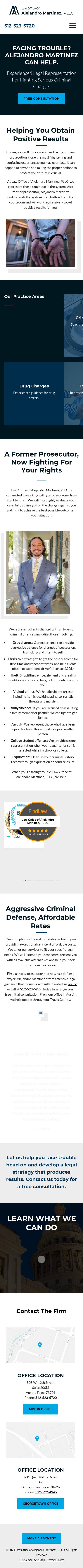 Law Office of Alejandro Martinez, PLLC - Austin TX Lawyers