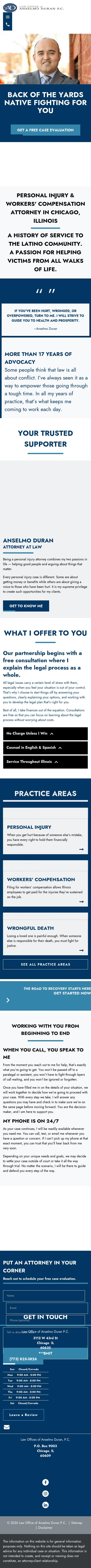 Law Office Of Anselmo Duran - Chicago IL Lawyers
