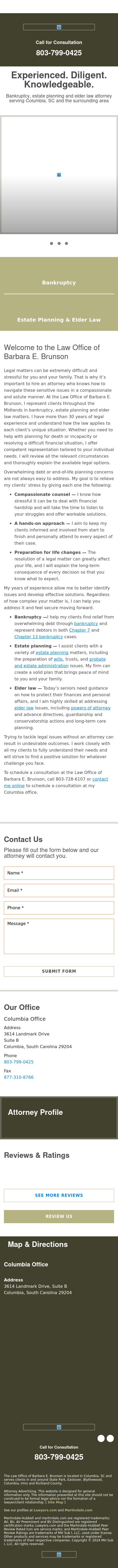 Law Office Of Barbara E Brunson - Columbia SC Lawyers