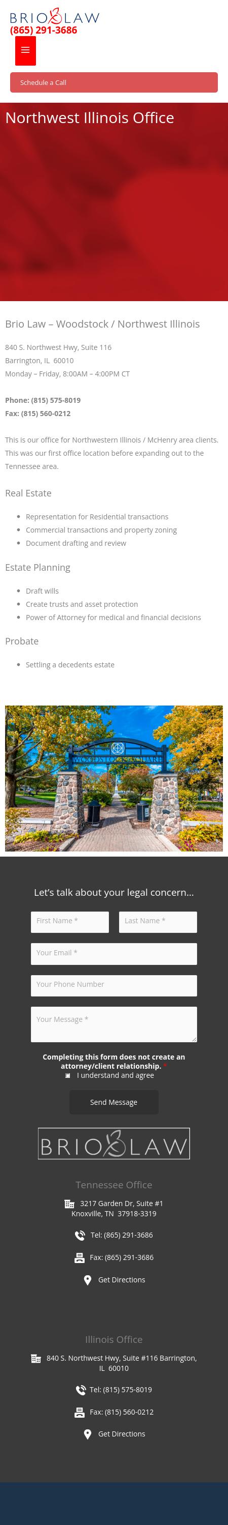 Law Office of Carin Brio, P.C. - Barrington IL Lawyers