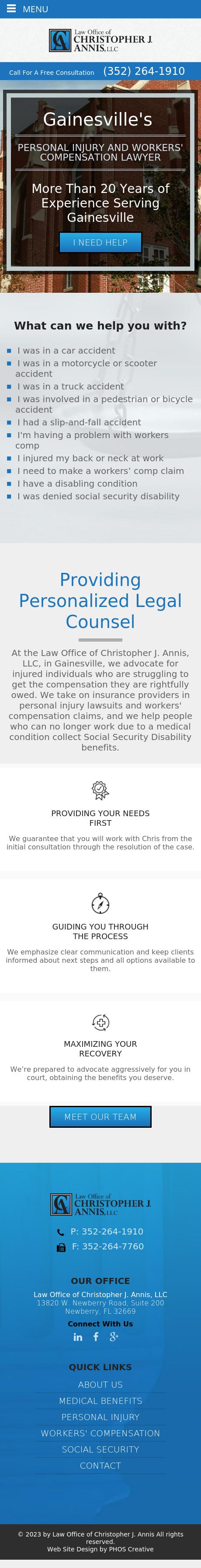 Law Office of Christopher J. Annis, LLC - Gainesville FL Lawyers