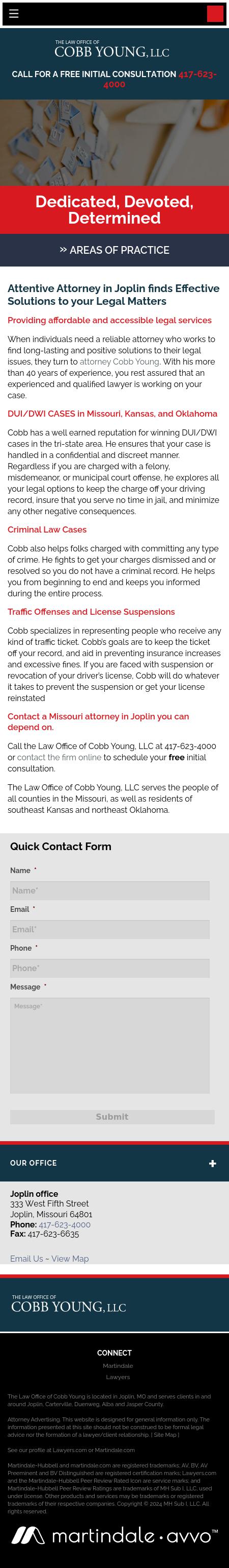 Law Office of Cobb Young, LLC - Joplin MO Lawyers