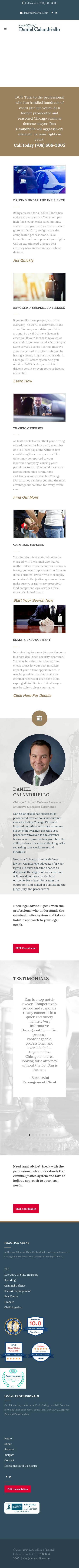Law Office of Daniel Calandriello - Palos Hills IL Lawyers