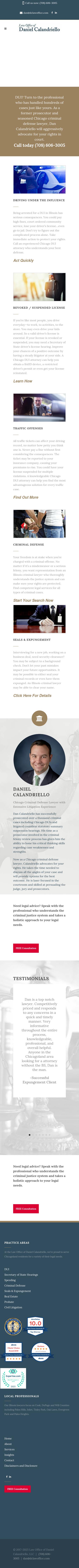 Law Office of Daniel Calandriello - Palos Hills IL Lawyers