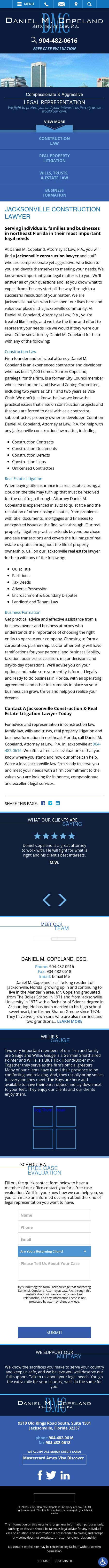 Law Office of Daniel M. Copeland - Jacksonville FL Lawyers