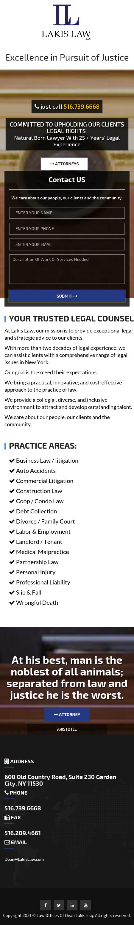 Law Office of Dean Lakis - Roslyn Heights NY Lawyers