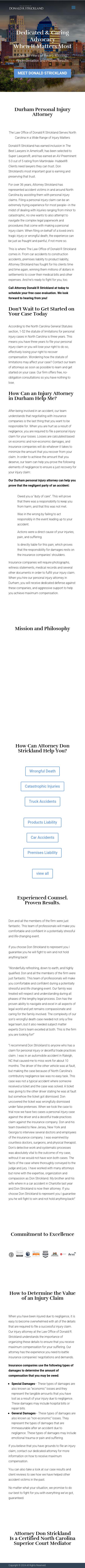 Law Office of Donald R. Strickland - Durham NC Lawyers