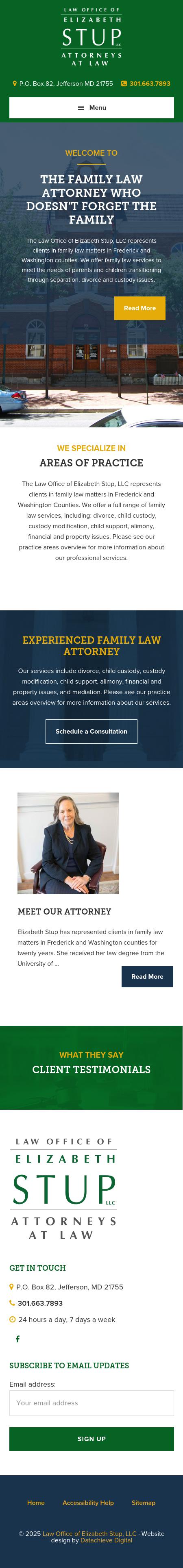 Law Office of Elizabeth Stup, LLC - Frederick MD Lawyers