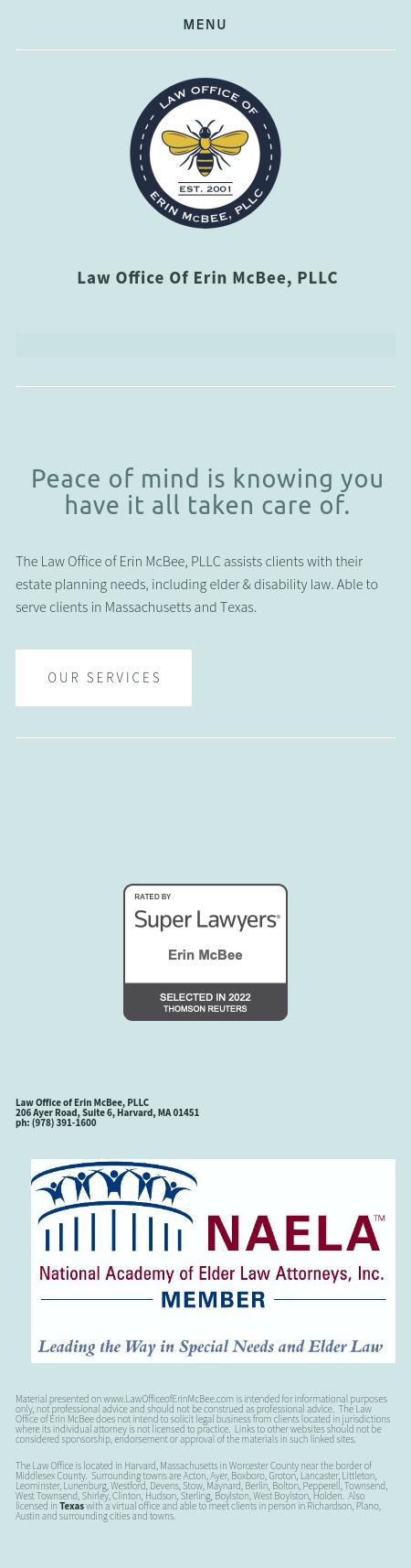 Law Office of Erin McBee - Harvard MA Lawyers