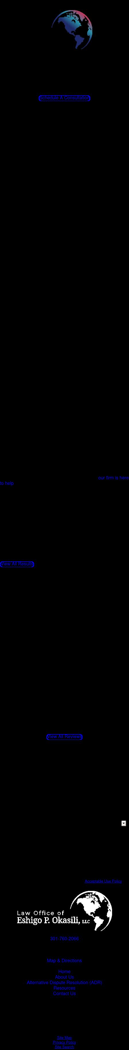 Law Office of Eshigo P. Okasili, LLC - Silver Spring MD Lawyers