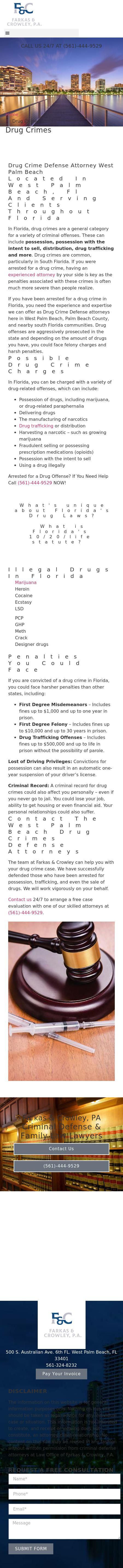 Law Office of Farkas & Crowley, P.A. - West Palm Beach FL Lawyers