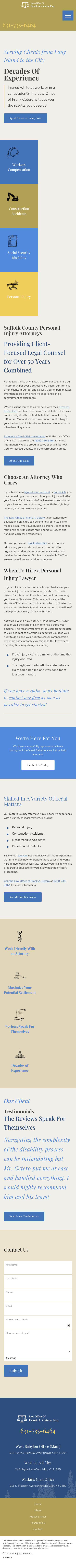 Cetero Frank - West Babylon NY Lawyers