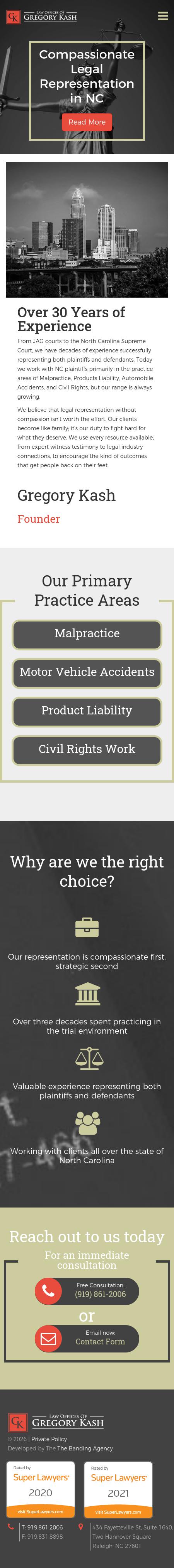 Law Office of Gregory M. Kash - Raleigh NC Lawyers