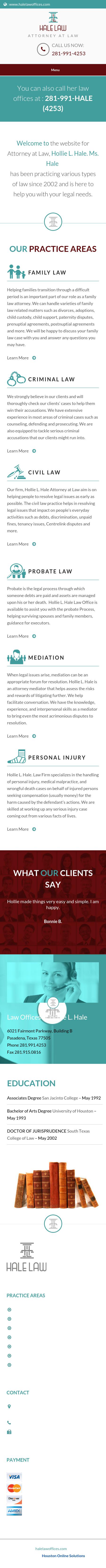 Law Office of Hollie L. Hale - Pasadena TX Lawyers