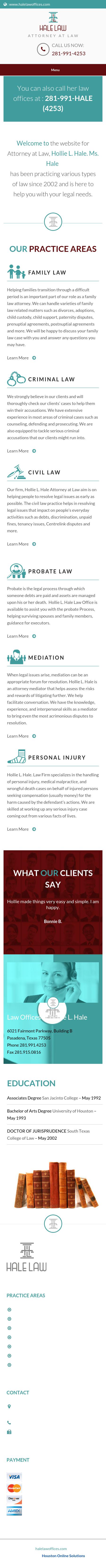 Law Office of Hollie L. Hale - Pasadena TX Lawyers