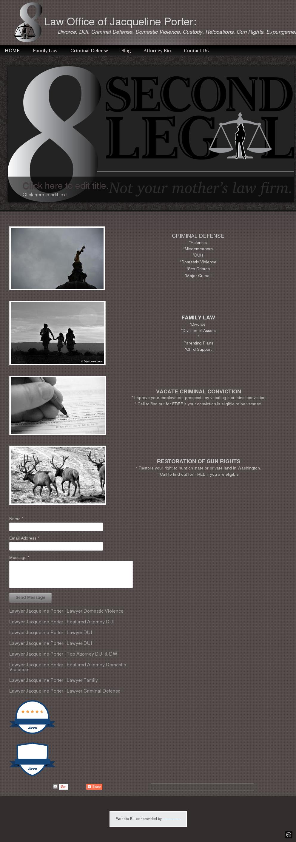 Law Office of Jacqueline Porter - Spokane WA Lawyers