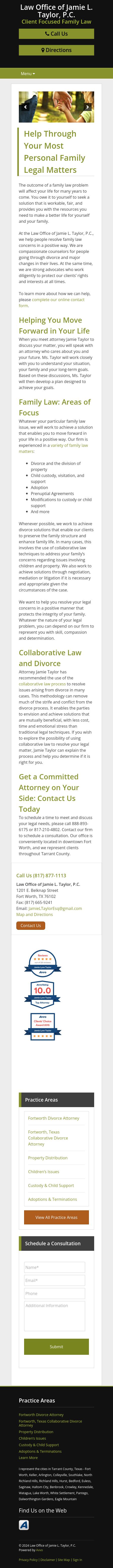 Law Office of Jamie L. Taylor, P.C. - Fort Worth TX Lawyers