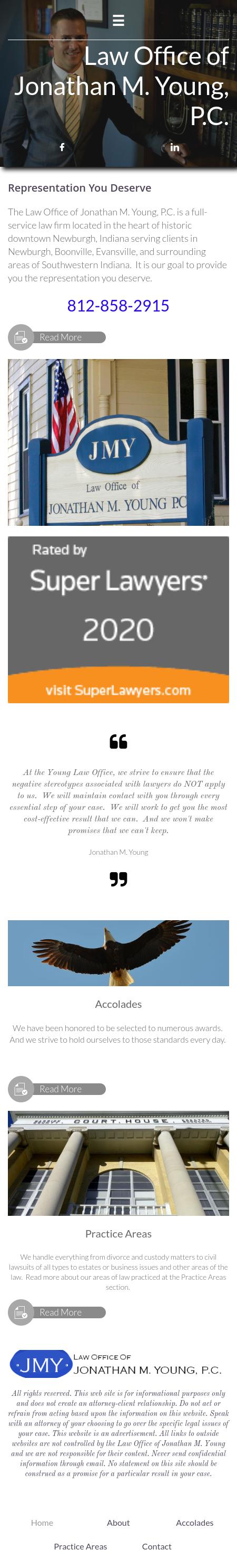 Law Office of Jonathan M. Young, P.C. - Newburgh IN Lawyers