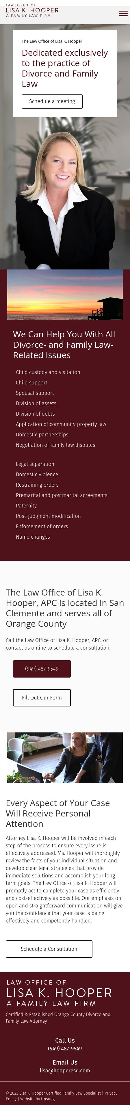 Law Office of Lisa K. Hooper, APLC - San Clemente CA Lawyers