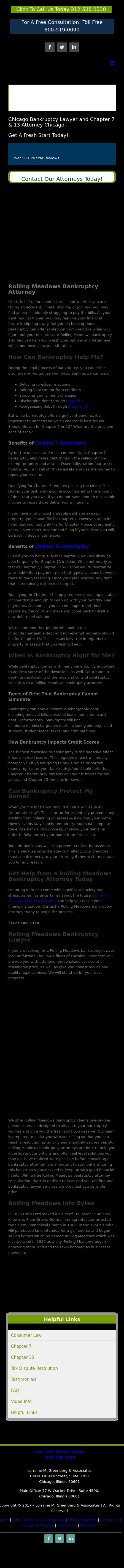 Law Office of Lorraine M Greenberg - Rolling Meadows IL Lawyers