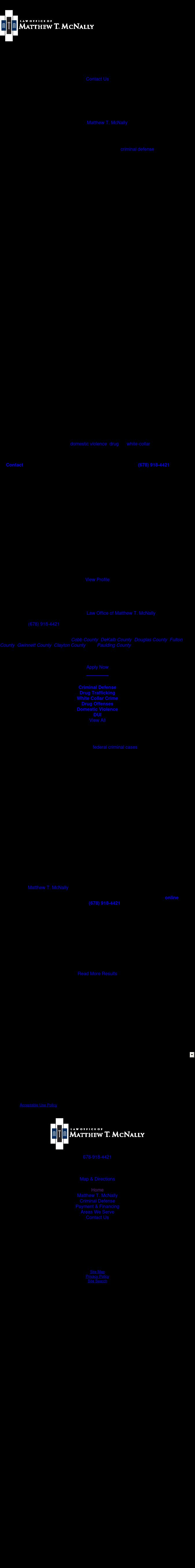 Law Office of Matthew T. McNally - Atlanta GA Lawyers