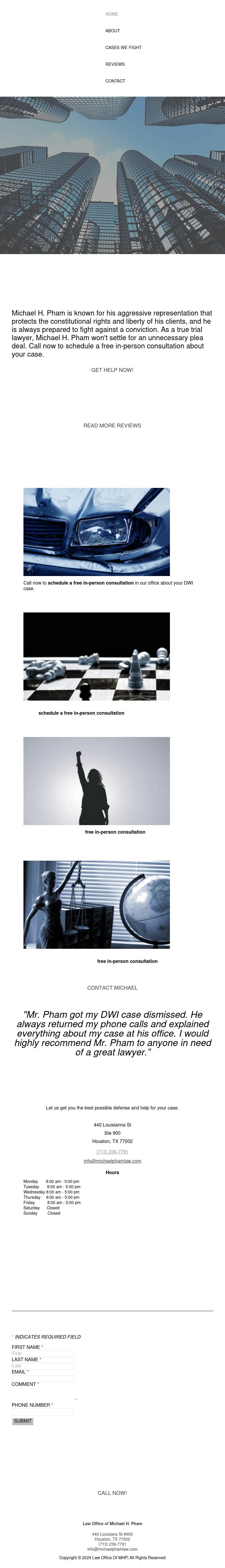 Law Office of Michael H. Pham - Houston TX Lawyers