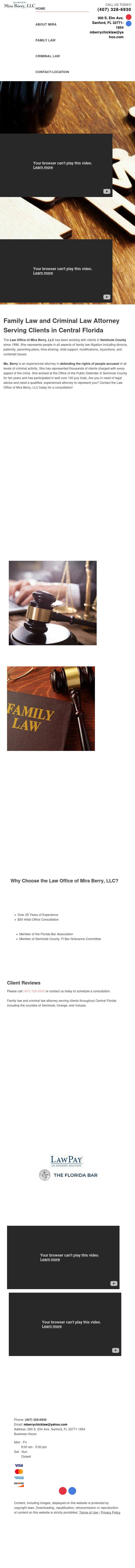 Law Office of Mira Berry LLC - Sanford FL Lawyers