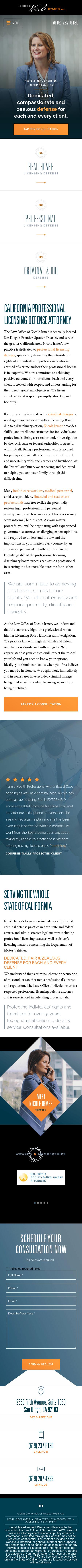 Law Office of Nicole Irmer - San Diego CA Lawyers