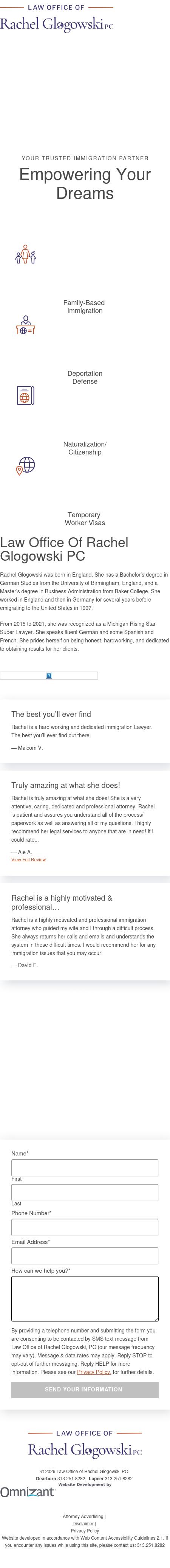 Law Office of Rachel Glogowski, PC - Detroit MI Lawyers