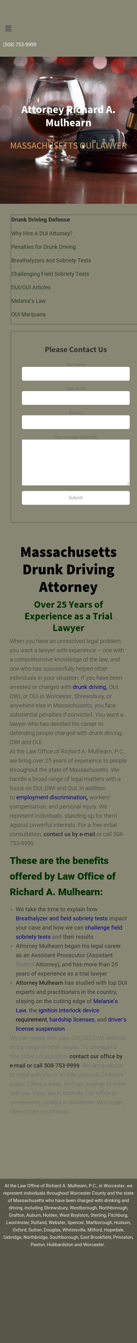 Law Office of Richard A. Mulhearn, P.C. - Worcester MA Lawyers