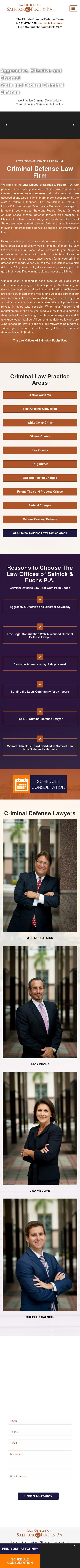 Law Office of Salnick, Fuchs & Bertisch, P.A. - West Palm Beach FL Lawyers