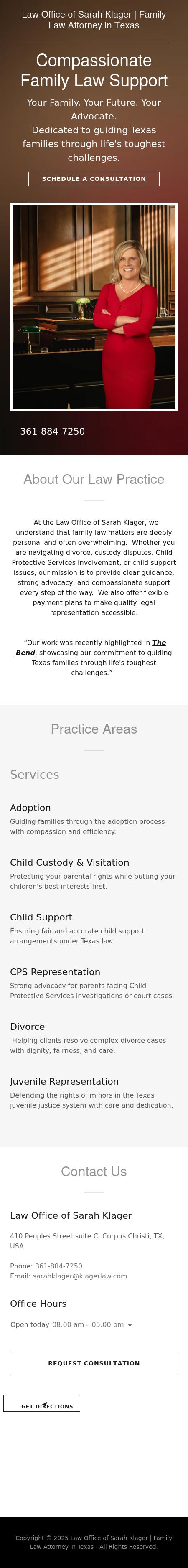 Law Office of Sarah Klager - Corpus Christi TX Lawyers