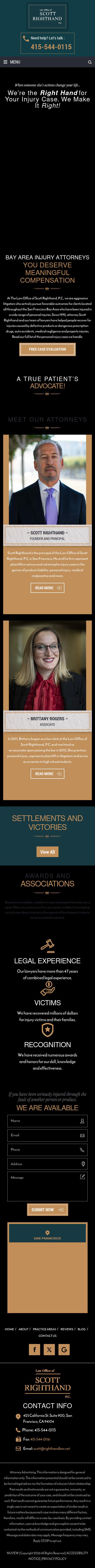 Law Office of Scott Righthand, P.C. - San Francisco CA Lawyers