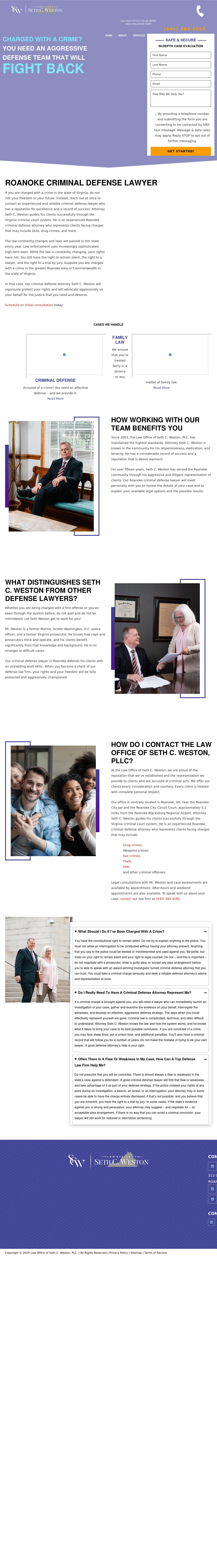Law Office of Seth C. Weston, PLC - Roanoke VA Lawyers
