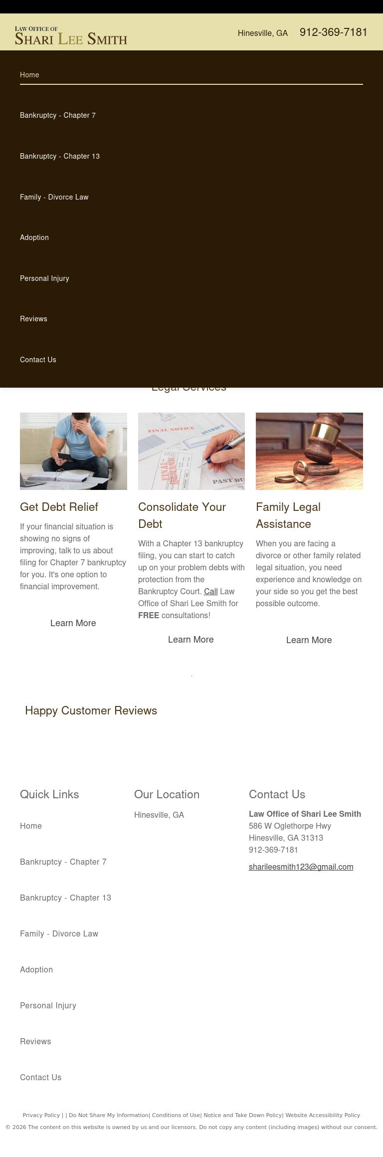 Law Office of Shari Lee Smith - Hinesville GA Lawyers
